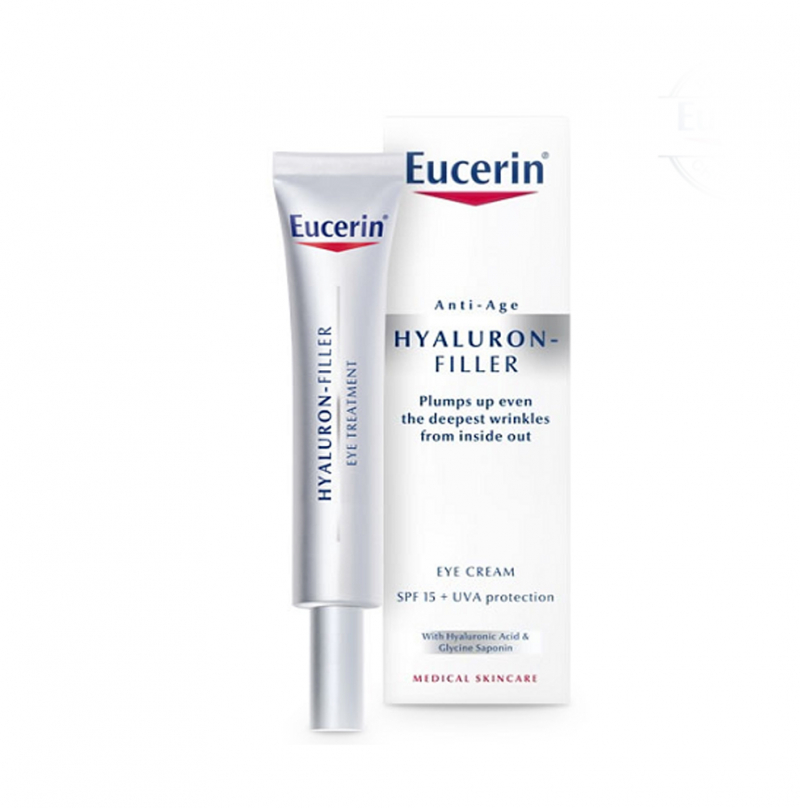 Kem làm đầy nếp nhăn vùng mắt Eucerin hyaluron filler  eyes treatment